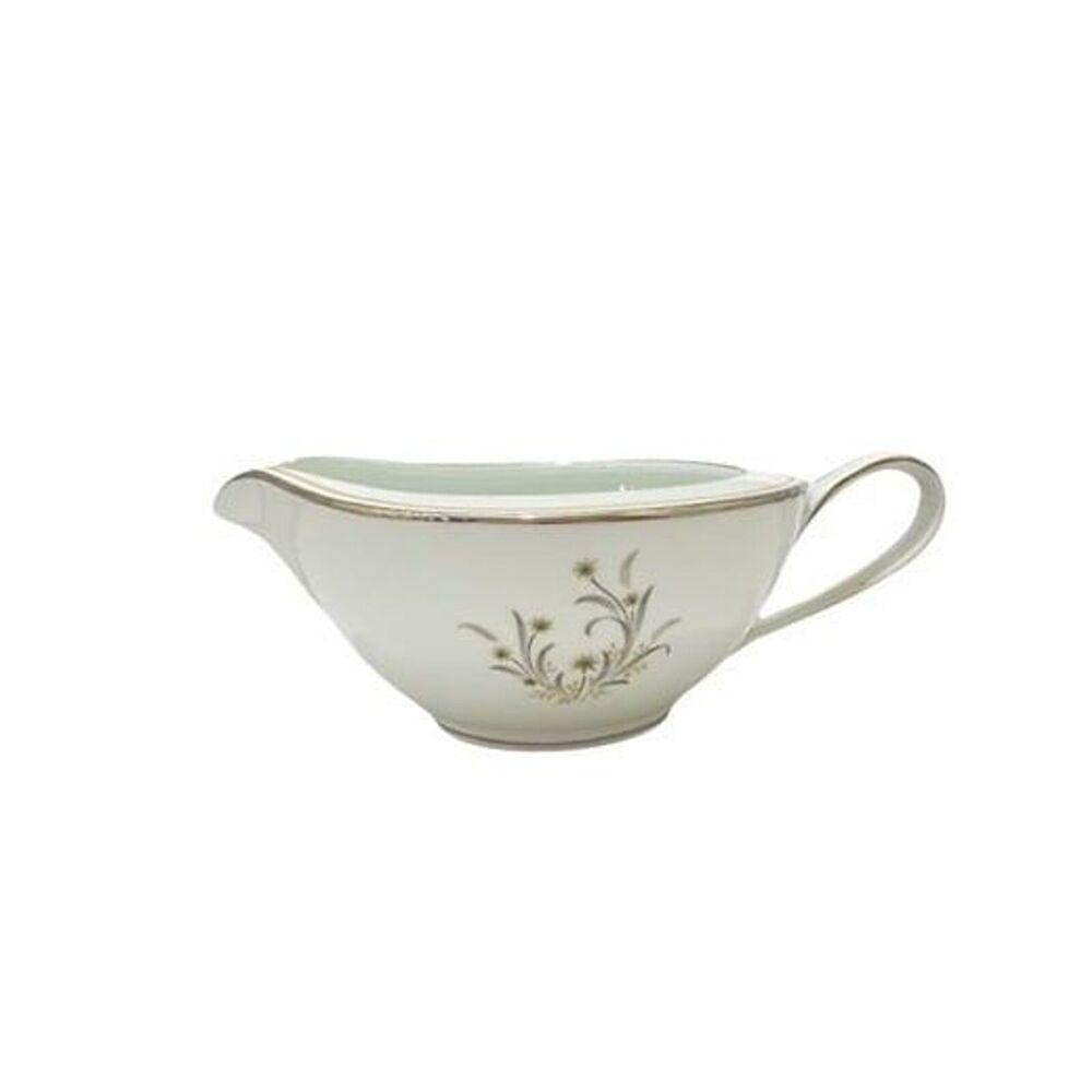 Vintage Noritake China Ardis Japan Gravy Boat 5772 Floral Print